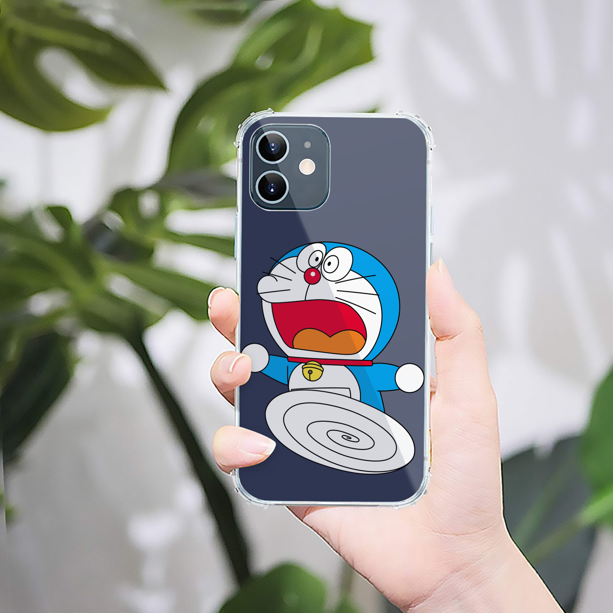 （画像用） ドラえもん Doraemon 【iPhone 12シリーズ対応】透明スマホケース（クリアソフトケース）